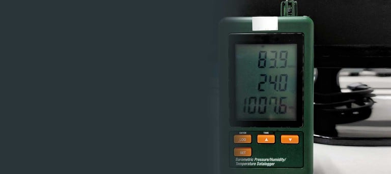 A digital humidity, barometric pressure, and temperature data logger