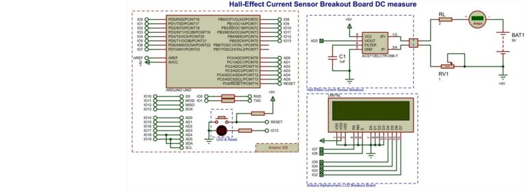 Hall Effect Current Sensor Schematic.