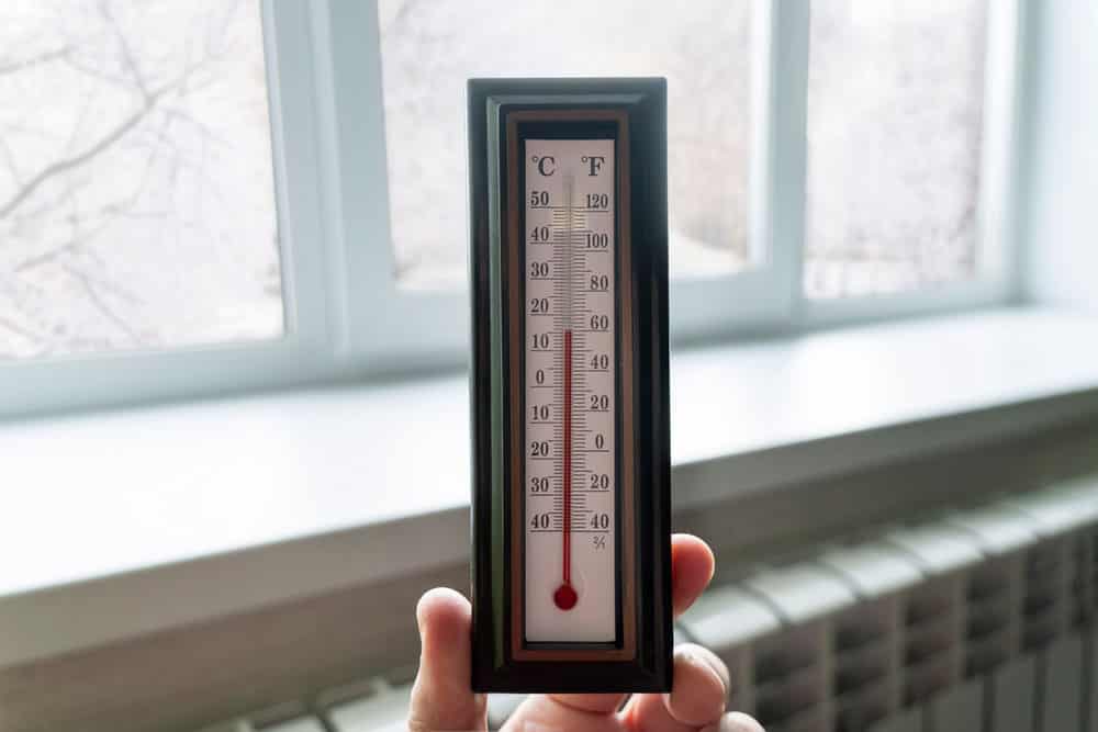 A thermometer. 