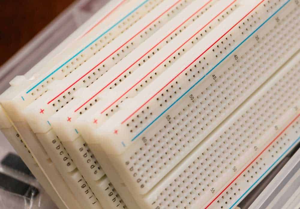 A set of breadboards