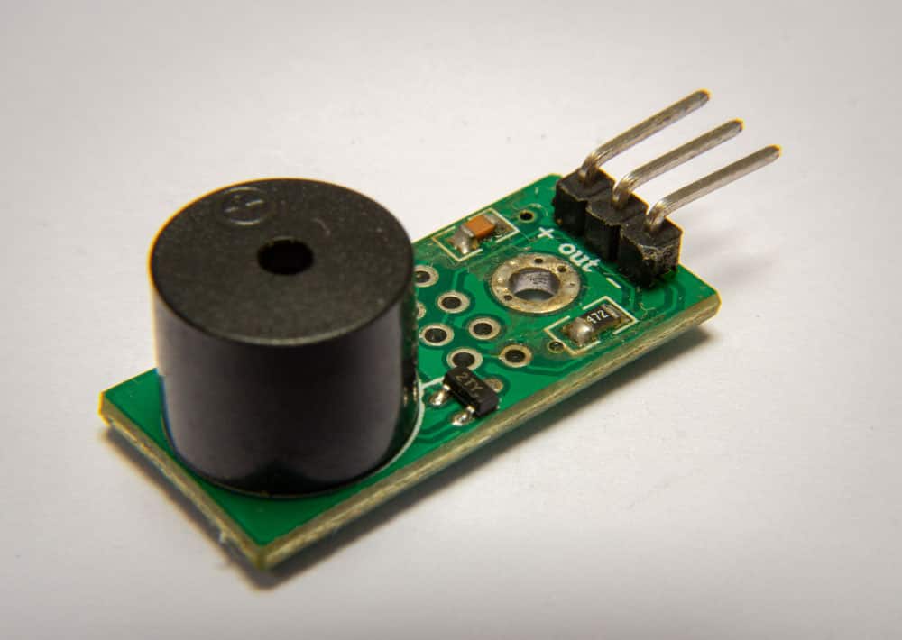 An Arduino piezo buzzer module
