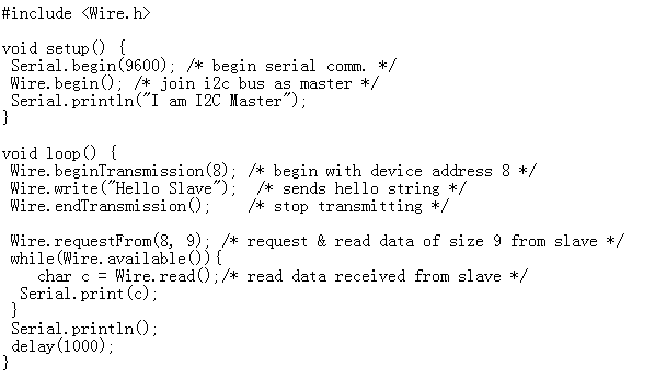 Arduino Wire Library 9 Functions For The Arduino Wire Library 7150